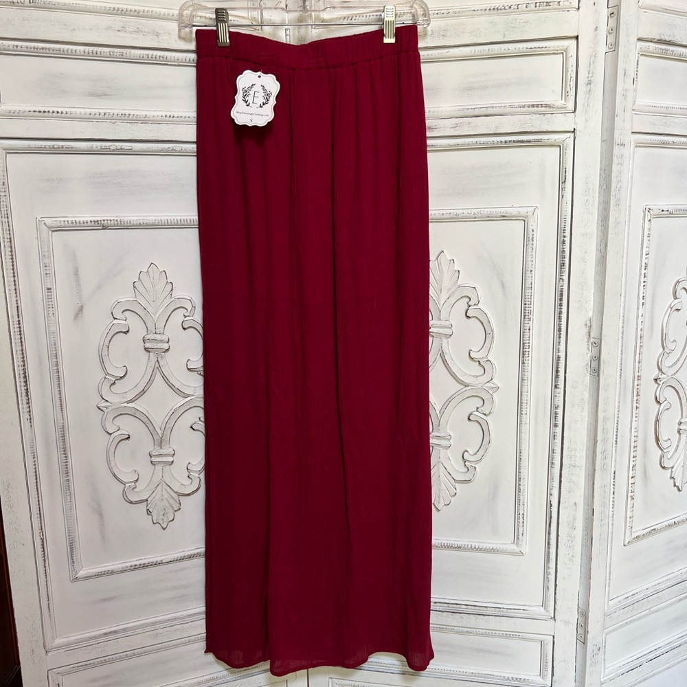 NEW Red Maxi Skirt